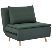 Homestar Stol za spanje z nastavljivim naslonom 95x90x80 cm zelen