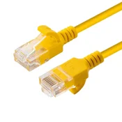 Omrežni kabel UTP CAT6A Slim 5M rumen