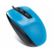 GENIUS Žicani miš DX-150X plavi