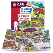 Interaktivna knjiga KUKU - Vozila i strojevi (knjiga bez interaktivne olovke)