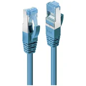 LINDY LINDY 47154 RJ45 omrežni kabel\, Patch kabel CAT 6a S/FTP 15.00 m modra 1 kos, (20419839)