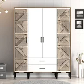 Hanah Home Kumsal PTP Walnut Garderober, Beli