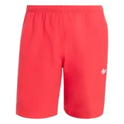 ADIDAS ORIGINALS Kratke kopalne hlače Trefoil Essentials živo rdeča