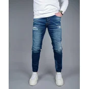 Denistar Muške farmerke 100/2916, Slim fit, Tamnoplave