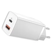 shumee GaN2 Pro USB hitri polnilnik USB-C QC PD 65W bel