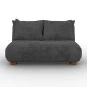 Bessagi Home Dvosed Z Ležiščem Bella, Temno Siva