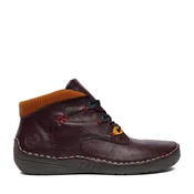 Gležnjarji Rieker CEO-52544-30 Bordo rdeča