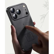 Shangsu Maska za mobilni telefon iPhone 17 Pro, Crna