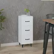 Vidaxl vidaXL Omarica, bela, 34,5 x 34 x 90 cm, material na osnovi lesa