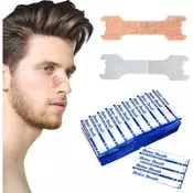 Paket 100 obližev za nos, smrčanje, obliži za nos za boljše dihanje, trakovi za nos proti smrčanju, zaviralec smrčanja, takojšnje lajšanje zamašenega nosu, izboljšanje spanca