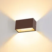 SLV Sitra LED zunanja stenska svetilka navzgor/navzdol 20 cm rja - Sodobni - Kovina