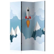 Paravan u 3 dijela - Rocket in the Clouds [Room Dividers] 135x172
