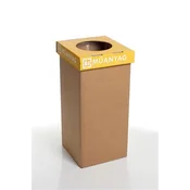Koš za ločeno recikliranje odpadkov, 20 l, RECOBIN Mini, rumen