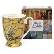 300 ml Van Goghova porcelanasta skodelica z motivom cvetočega mandlja kot darilo