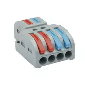 Tracon Electric Hitro snemljivi konektorji z vzvodom 2 do 4 pipe 0,5 - 4 mm2 OVO2P24 TRACON