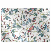 Decormat Podloga za pisarniški stol Birds in raspberries 120x90 cm 2 cm