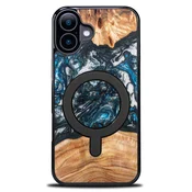 shumee Ovitek Bewood Unique za iPhone 16 Plus - Planeti - Zemlja z MagSafe