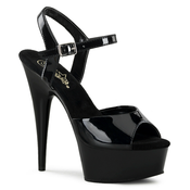 Pleaser Delight-609 Black 43