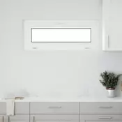 vidaXL Okno za klet RISOR 100 x 40 cm PVC in steklo Antracit