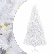 Vidaxl Umestno božično drevo med 300 LED Bela 300 cm PVC in jeklo