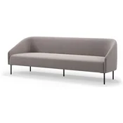 Casa Padrino Luxury Living Room & Hotel Sofa Gray/Black 230 cm - Luxury Furniture