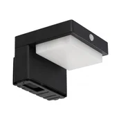 LED Solarno zidno svetlo sa senzorom LED/5W/3,7V 2000 mAh IP44 crna