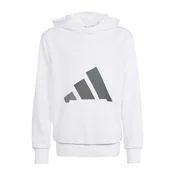 Adidas Duks za decake sa kapuljacom J Bl Ft Hd 280 KD8457, Beli