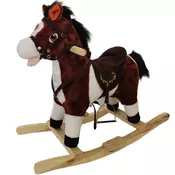Klackalica Konjic plišani Happy Poni tamno braon 8606031941583