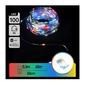 Aigostar - LED svetleci lanac 100xLED/3xAA 10,3 m višebojni