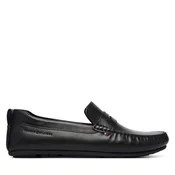 Mokasini Tommy Hilfiger Core Hilfiger Leather Driver FM0FM05790 Črna
