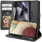 Tech-protect Wallet knjižni ovitek za Samsung Galaxy S24 Ultra, črna
