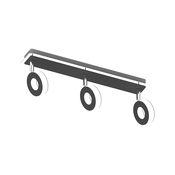 LED spot svetlo SOLE 3xLED/5W/230V