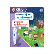 KUKU interaktivna knjiga - pravljice za lahko noč (brez pisala)