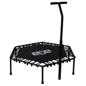 Aga Aga FITNESS Trampolin 130 cm črn + ročaj, (21000114)
