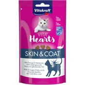 Vitakraft Mačji prigrizek Vita® - Hearts Skin & Coat - 40 g