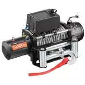 VEVOR Električna vitel 5400 kg nosilnost 537x16x218 cm jeklena vrv