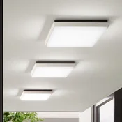 Fabas Luce Desdy LED zunanja stropna svetilka, 30x30 cm, bela - Sodobni - bela, siva - Kovina