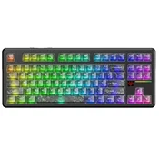 Bežicna gaming tastatura Attack Shark X87Ultra Mehanica/8KHz/TriMode/Dot-Matrix Screen/Forged Carbon