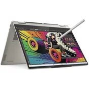Prenosnik Lenovo 35,5 cm (14,0) Yoga 7 2-in-1 1920x1200 OLED na dotik 400nit Ryzen AI 5 340/16GB/SSD1TB/BL/AI Chip: 50 TOPs/ALU/AMD Radeon 840M/Win11Home (83JR0021SC)