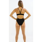 Womens swimwear finis skinback solid cabernet 30