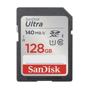 SanDisk - Spominska kartica SanDisk Ultra SDXC UHS-I C10 U1, 140 MB/s, 128 GB