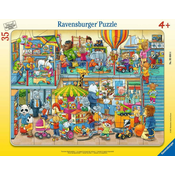 Ravensburger Puzzle Živalska trgovina z igračami 35 kosov
