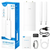 Cudy AP1300 Outdoor AC1200 Gigabit Wireless Access Point, MU-MIMO/OFDMA, Mesh, IP65
