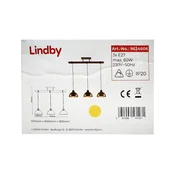 Lindby - Lestenec na vrvici HOLGAR 3x/E27/230V