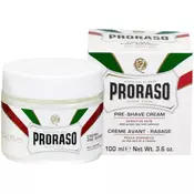 Proraso Krema za občutljivo kožo pred britjem in po njem Zeleni čaj 100 ml