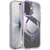 AVIZAR Ovitek za iPhone 17, kolekcija Crystal Color, združljiv z MagSafe, Vijolična, (5000189100)