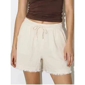 Bianco Lucci Hlače Shorts naravno bela