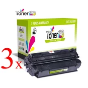 Komplet HP 13X/Q2613X/LaserJet 1300 kompatibilni tonerji (3) - 3 x črna XL