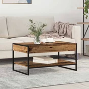 vidaXL Klubska miza Star les 80 x 50 x 40 cm Konstruiran les