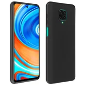 AVIZAR Silikonski gel ovitek za Xiaomi Redmi Note 9S/9 Pro/9 Pro Max, tanek in odporen - ČRN, (20600028)